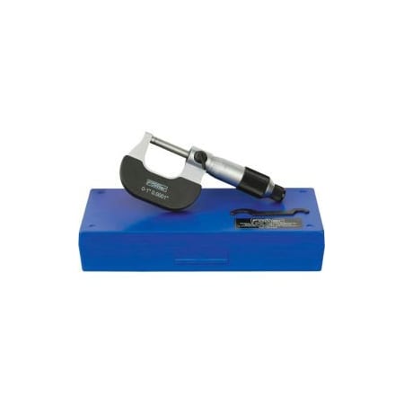 Fowler Fowler 52-229-201-0 0-1" Mechanical Outside Micrometer W/ Ratchet Friction Thimble 52-229-201-0